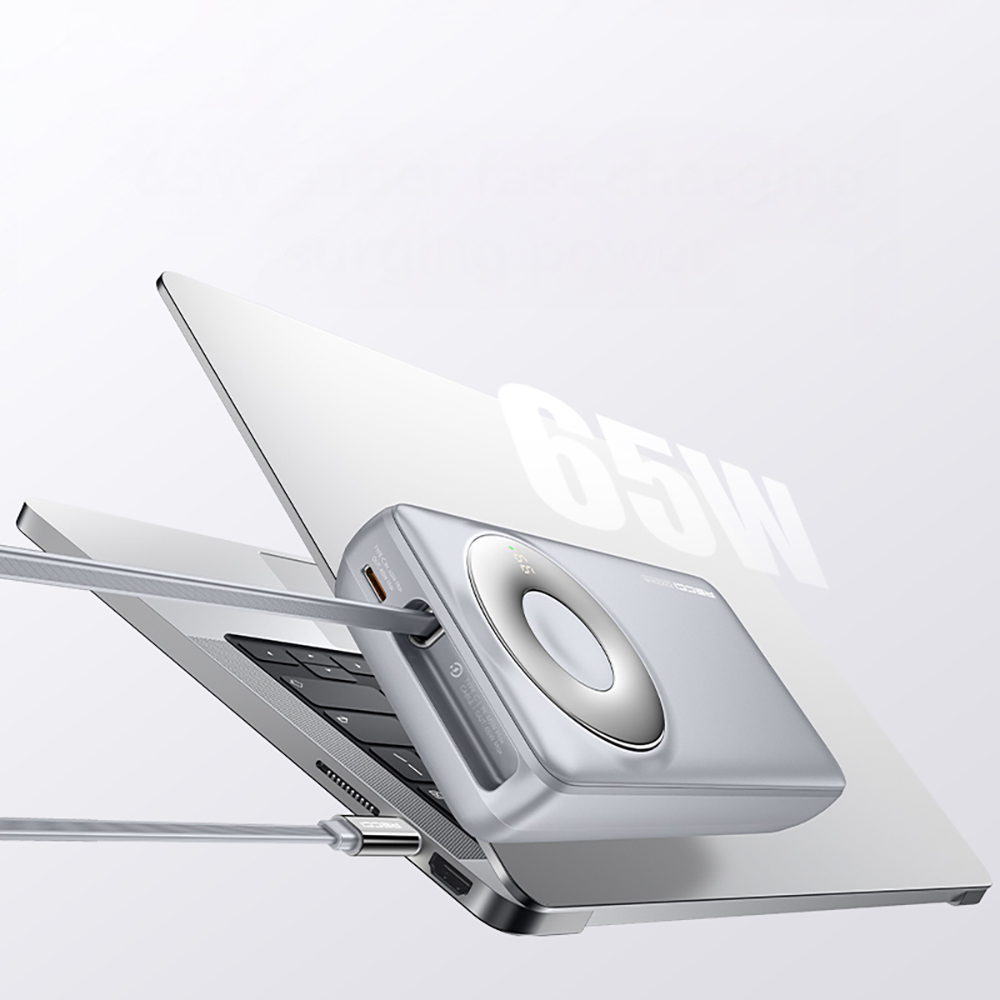 Recci RPB-P72 Hızlı Şarj Özellikli Type-C Kablolu Powerbank 65W 20.000mAh - 3
