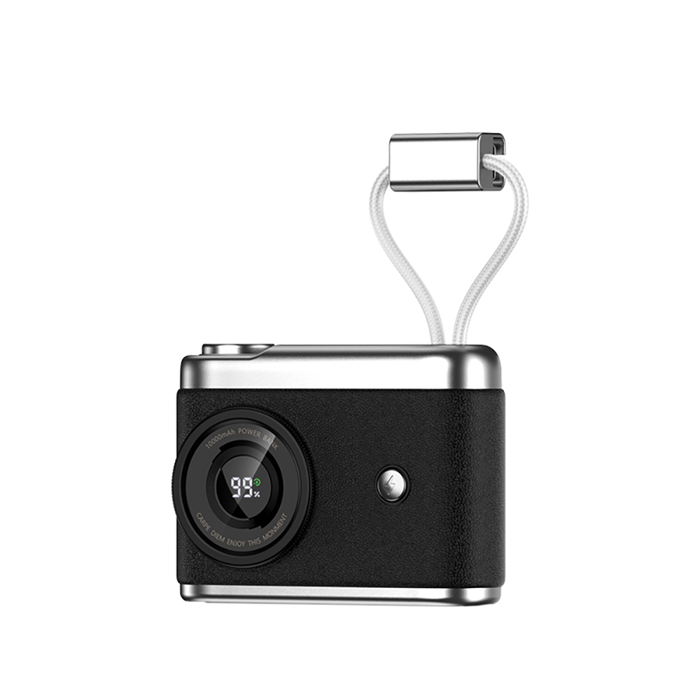 Recci RPB-P66 PD 20W Hızlı Şarj Özellikli Type-C & lightning Kablolu Powerbank 22.5W 10.000mAh - 2