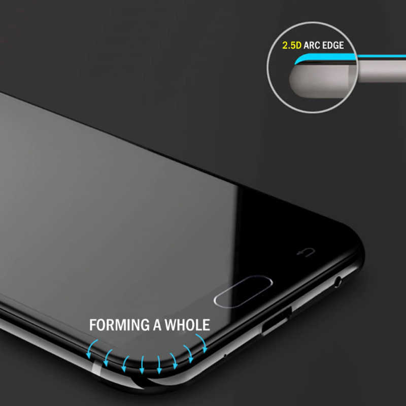 Samsung Galaxy J6 Plus Uyumlu Zore Kenarları Kırılmaya Dayanıklı Cam Ekran Koruyucu