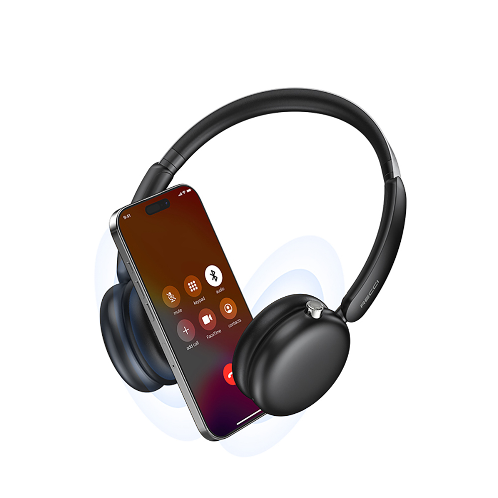 Recci REP-W95 ANC/ENC Özellikli Hi-Fi Ses Kaliteli Kulak Üstü Bluetooth v5.3 Kulaklık - 6
