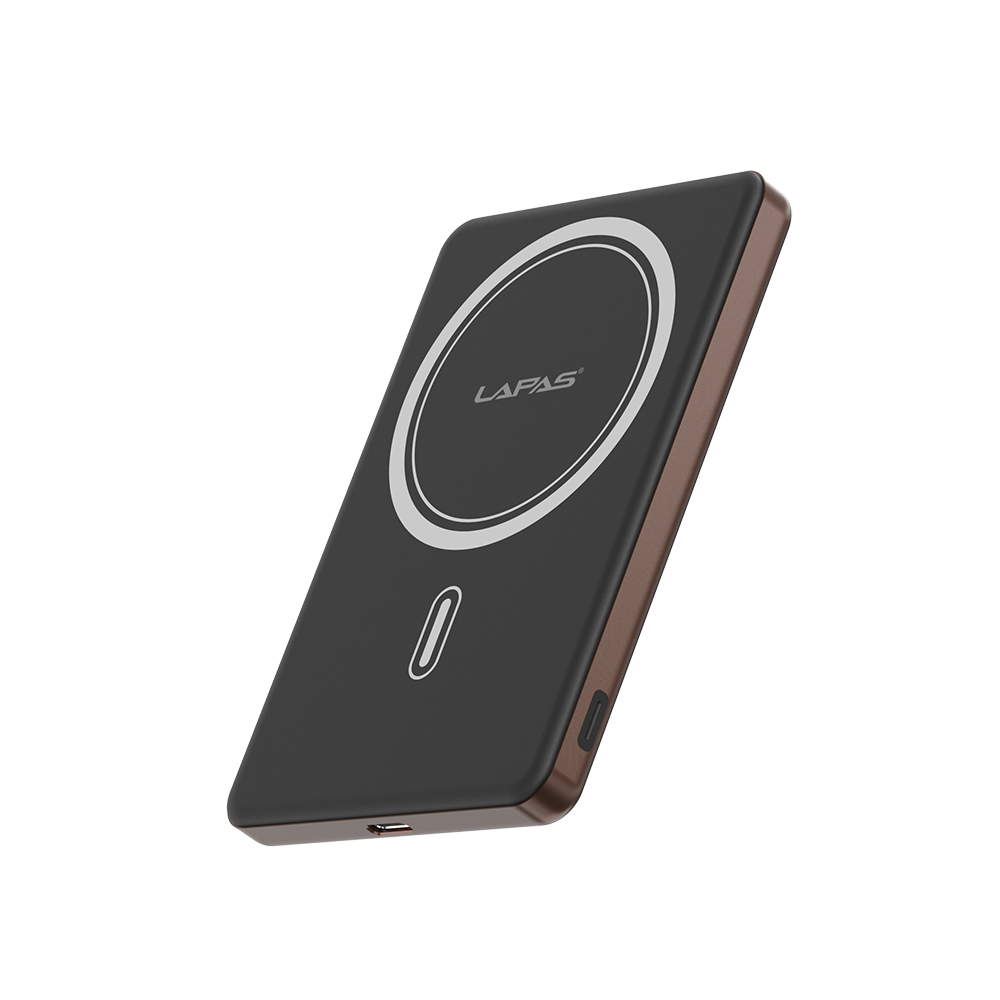 Lapas LP-PW003 Ultra İnce Hızlı Şarj Özellikli Wireless Powerbank 5000mAh 15W - 6