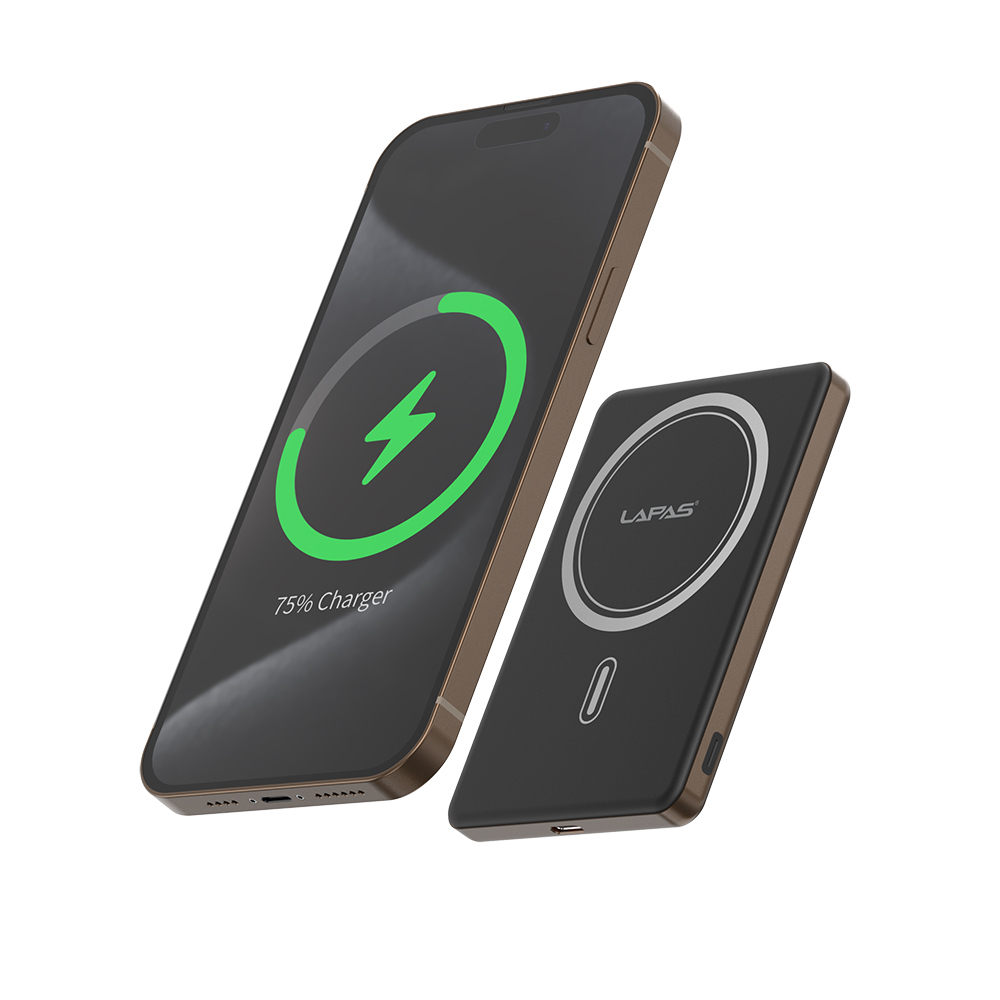 Lapas LP-PW003 Ultra İnce Hızlı Şarj Özellikli Wireless Powerbank 5000mAh 15W - 8