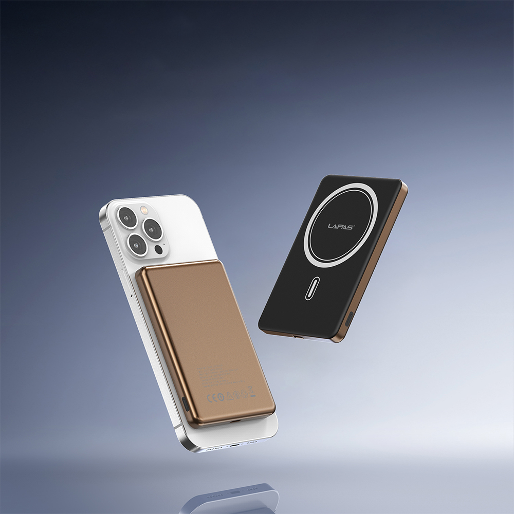 Lapas LP-PW003 Ultra İnce Hızlı Şarj Özellikli Wireless Powerbank 5000mAh 15W - 14