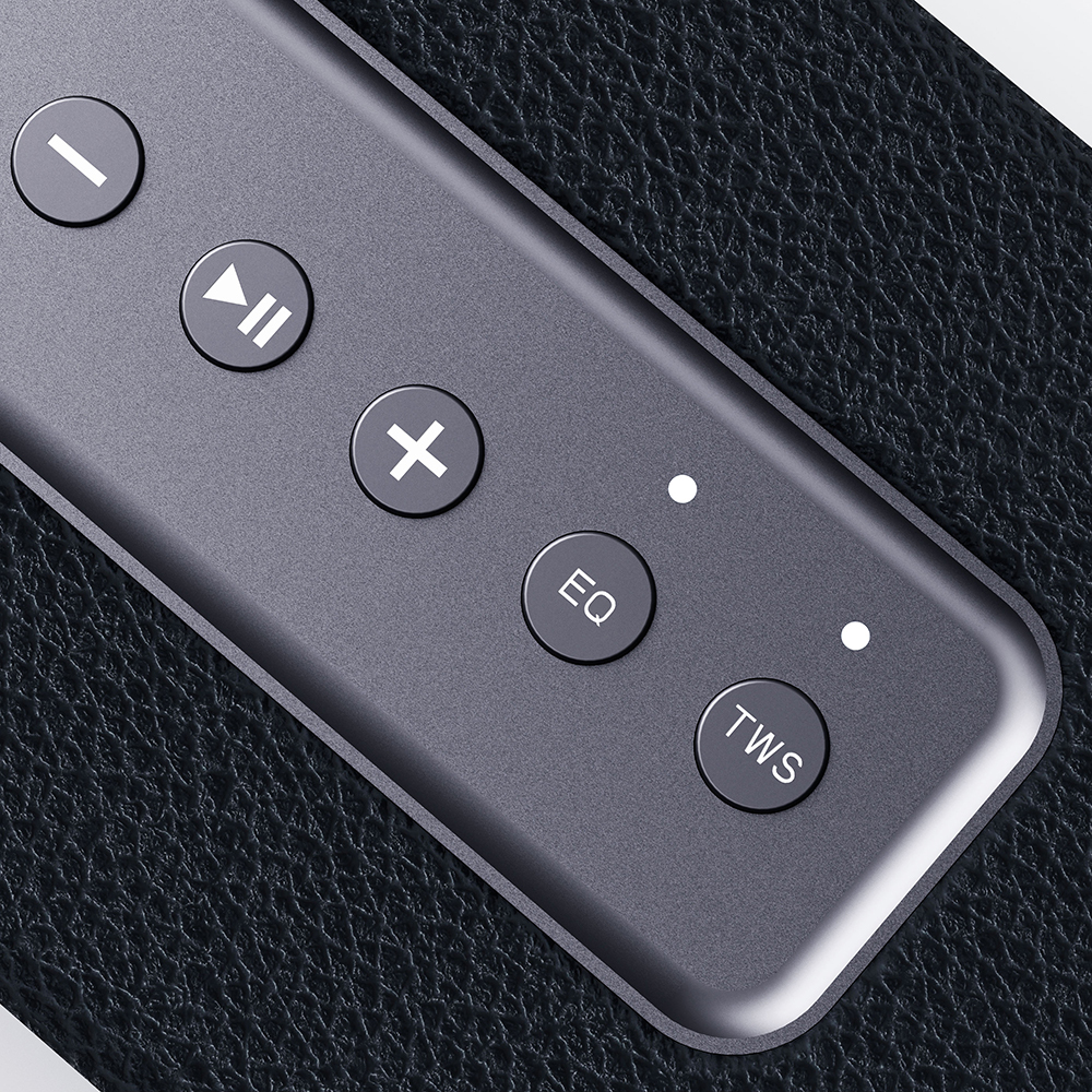 Lenyes S875 Elegance Serisi RGB Işıklı Taşınabilir Su Geçirmez TWS Bluetooth Hoparlör v5.3 40W - 4