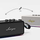 Lenyes S876 Supreme Serisi RGB Işıklı Taşınabilir Su Geçirmez TWS Bluetooth Hoparlör v5.3 45W - 1