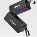 Lenyes S876 Supreme Serisi RGB Işıklı Taşınabilir Su Geçirmez TWS Bluetooth Hoparlör v5.3 45W - 2