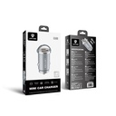 Lenyes CA60 Hızlı Şarj Özellikli Dual Type-C + USB-A Portlu Mini Araç Şarj Aleti PD 45W - 5