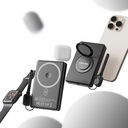 Lenyes PW1005D Standlı Akıllı Saat Kablosuz Şarj Özellikli Wireless Powerbank 20W 10000mAh - 4