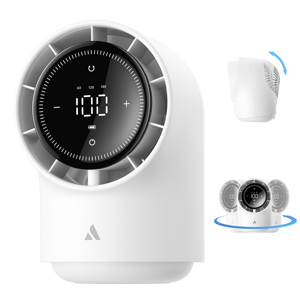 Aecooly TB01 Dijital LED Göstergeli Portatif Soğutucu Masa Fanı - 2