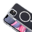 Apple iPhone 11 Uyumlu Kılıf Taşlı Tasarım M-safe Şarj Özellikli Zore Koment Silikon Kapak - 3