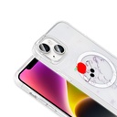 Apple iPhone 14 Uyumlu Kılıf M-Safe Şarj Özellikli Şeffaf Zore Folk Sert Kapak - 7