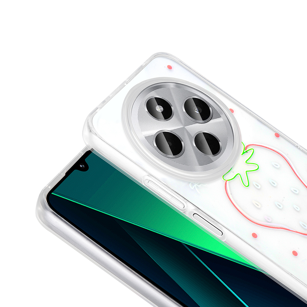 Xiaomi Redmi 14C 4G Uyumlu Kılıf Şeffaf Figürlü Zore Folk Sert Kapak - 9