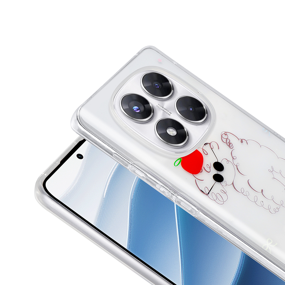 Xiaomi Redmi Note 14 Pro 4G Uyumlu Kılıf Şeffaf Figürlü Zore Folk Sert Kapak - 6