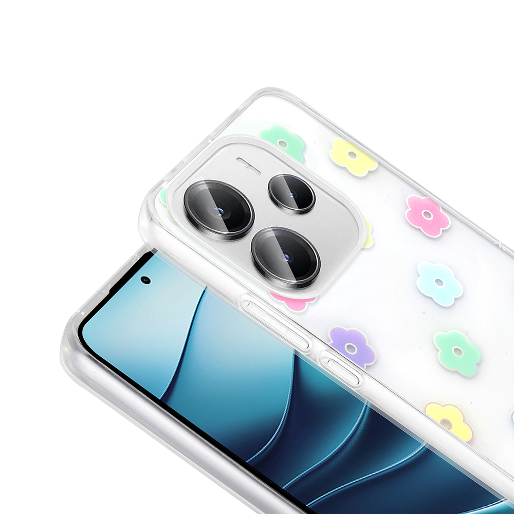 Xiaomi Redmi Note 14 4G Uyumlu Kılıf Şeffaf Figürlü Zore Folk Sert Kapak - 8