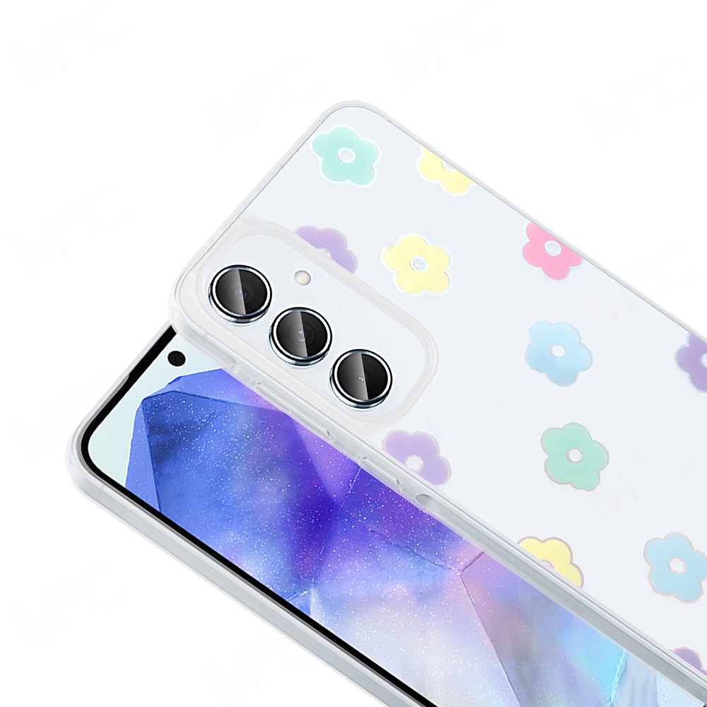 Samsung Galaxy S24 FE Uyumlu Kılıf Şeffaf Figürlü Zore Folk Sert Kapak - 10