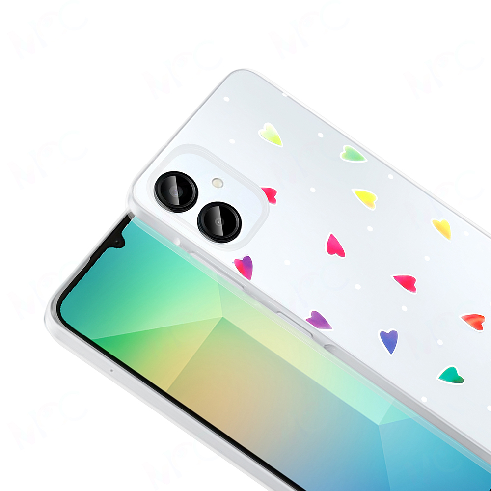 Samsung Galaxy A06 Uyumlu Kılıf Şeffaf Figürlü Zore Folk Sert Kapak - 6