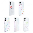 Samsung Galaxy A06 Uyumlu Kılıf Şeffaf Figürlü Zore Folk Sert Kapak - 11