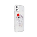 Apple iPhone 11 Uyumlu Kılıf M-Safe Şarj Özellikli Şeffaf Zore Folk Sert Kapak - 1