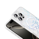 Apple iPhone 16 Pro Max Uyumlu Kılıf M-Safe Şarj Özellikli Şeffaf Zore Folk Sert Kapak - 6