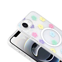 Apple iPhone 16E Uyumlu Kılıf M-Safe Şarj Özellikli Şeffaf Zore Folk Sert Kapak - 6