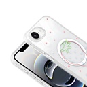 Apple iPhone 16E Uyumlu Kılıf M-Safe Şarj Özellikli Şeffaf Zore Folk Sert Kapak - 8