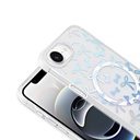 Apple iPhone 16E Uyumlu Kılıf M-Safe Şarj Özellikli Şeffaf Zore Folk Sert Kapak - 10