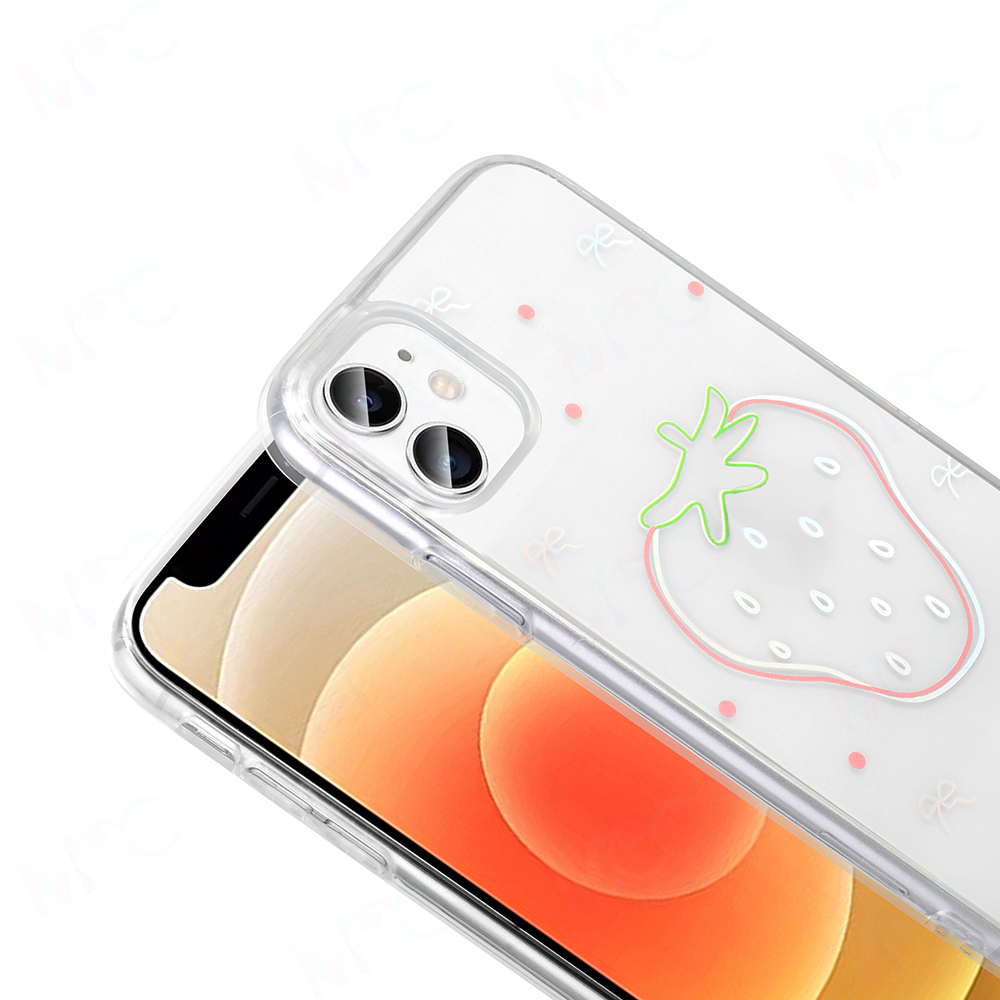 Apple iPhone 11 Uyumlu Kılıf Şeffaf Figürlü Zore Folk Sert Kapak - 8