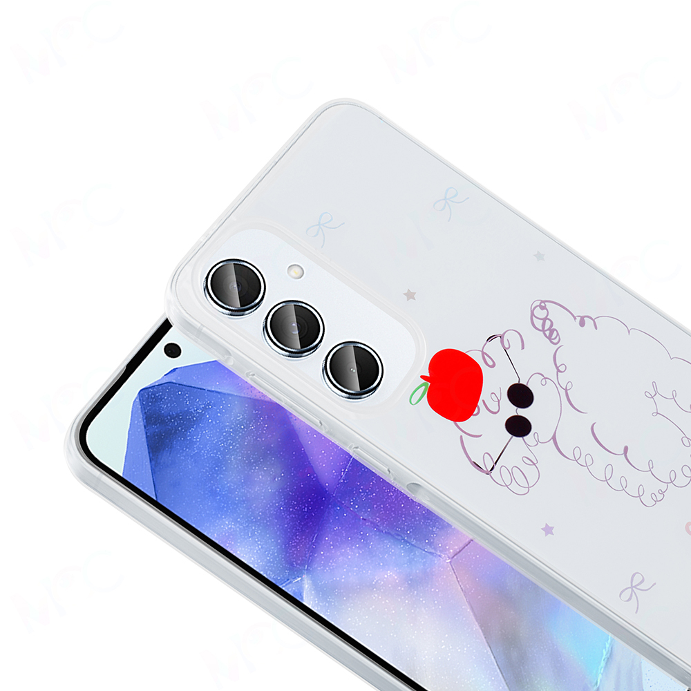 Samsung Galaxy A16 Uyumlu Kılıf Şeffaf Figürlü Zore Folk Sert Kapak - 7