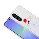 Samsung Galaxy A36 Uyumlu Kılıf Şeffaf Figürlü Zore Folk Sert Kapak - 6