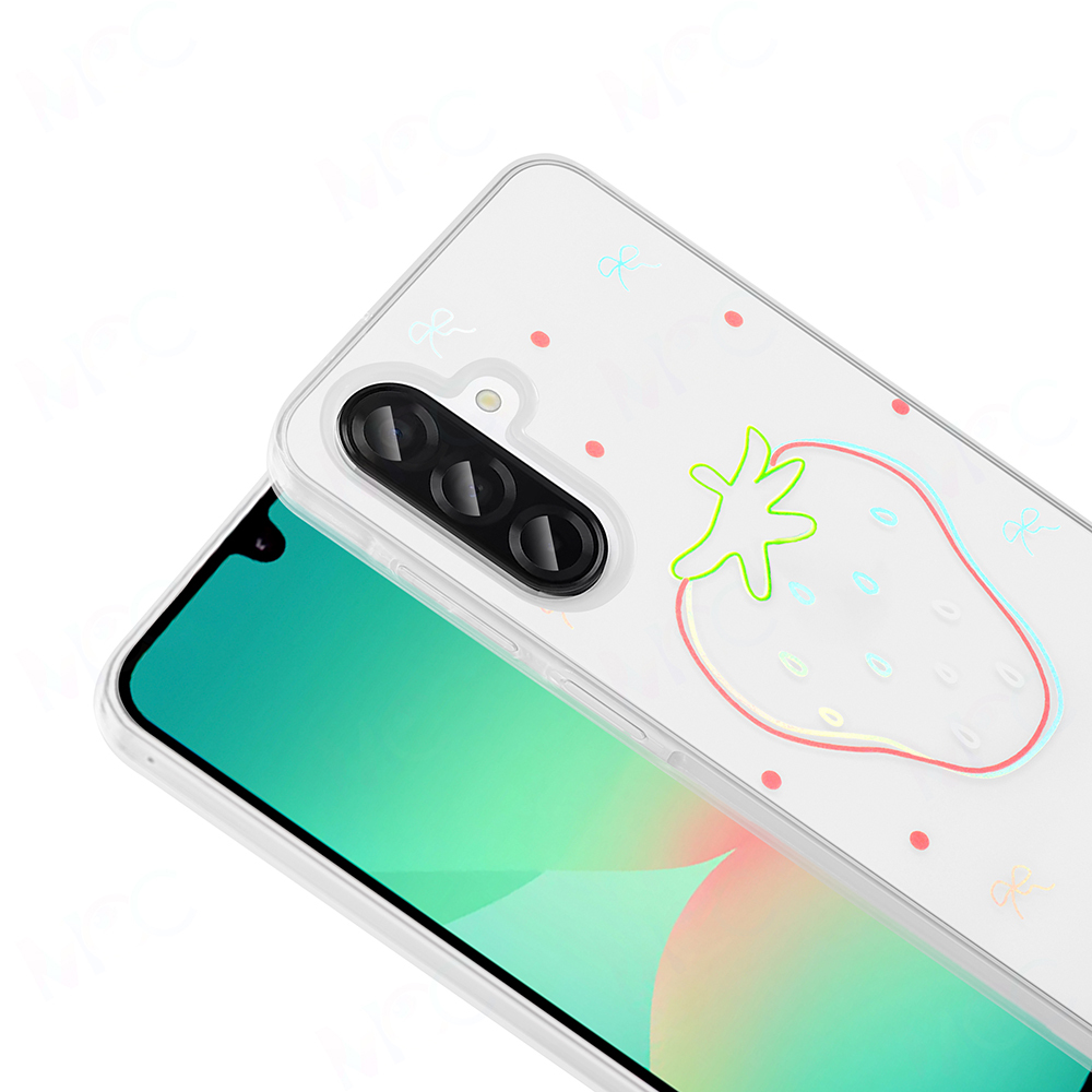 Samsung Galaxy A36 Uyumlu Kılıf Şeffaf Figürlü Zore Folk Sert Kapak - 9