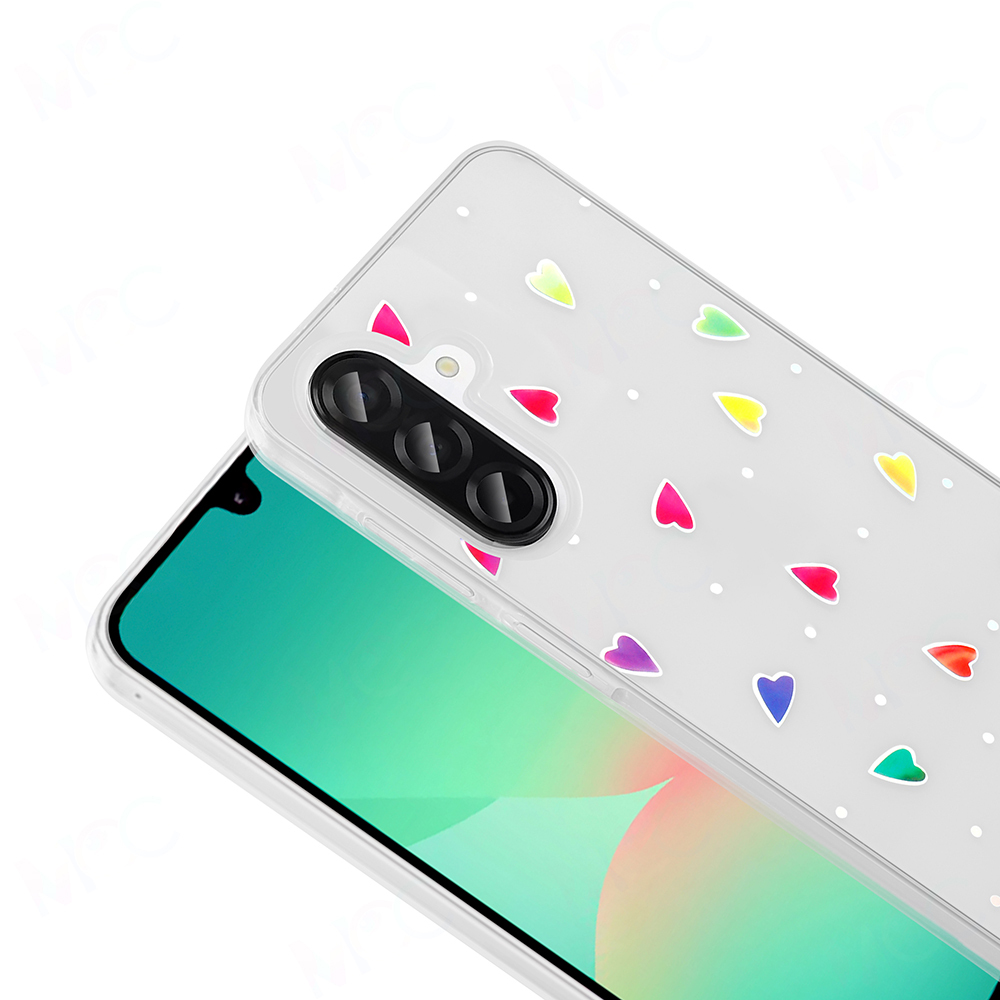 Samsung Galaxy A56 Uyumlu Kılıf Şeffaf Figürlü Zore Folk Sert Kapak - 8