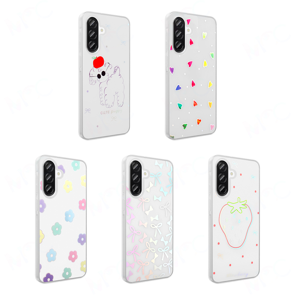 Samsung Galaxy A56 Uyumlu Kılıf Şeffaf Figürlü Zore Folk Sert Kapak - 11