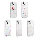 Apple iPhone 14 Uyumlu Kılıf Şeffaf Figürlü Zore Folk Sert Kapak - 11