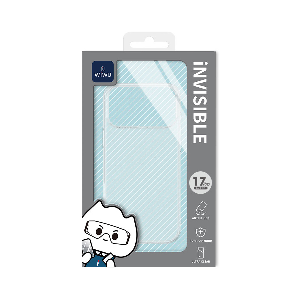 Apple iPhone 17 Pro Uyumlu Kılıf Wiwu YXK-206 Invisible Sert PC Kapak - 3