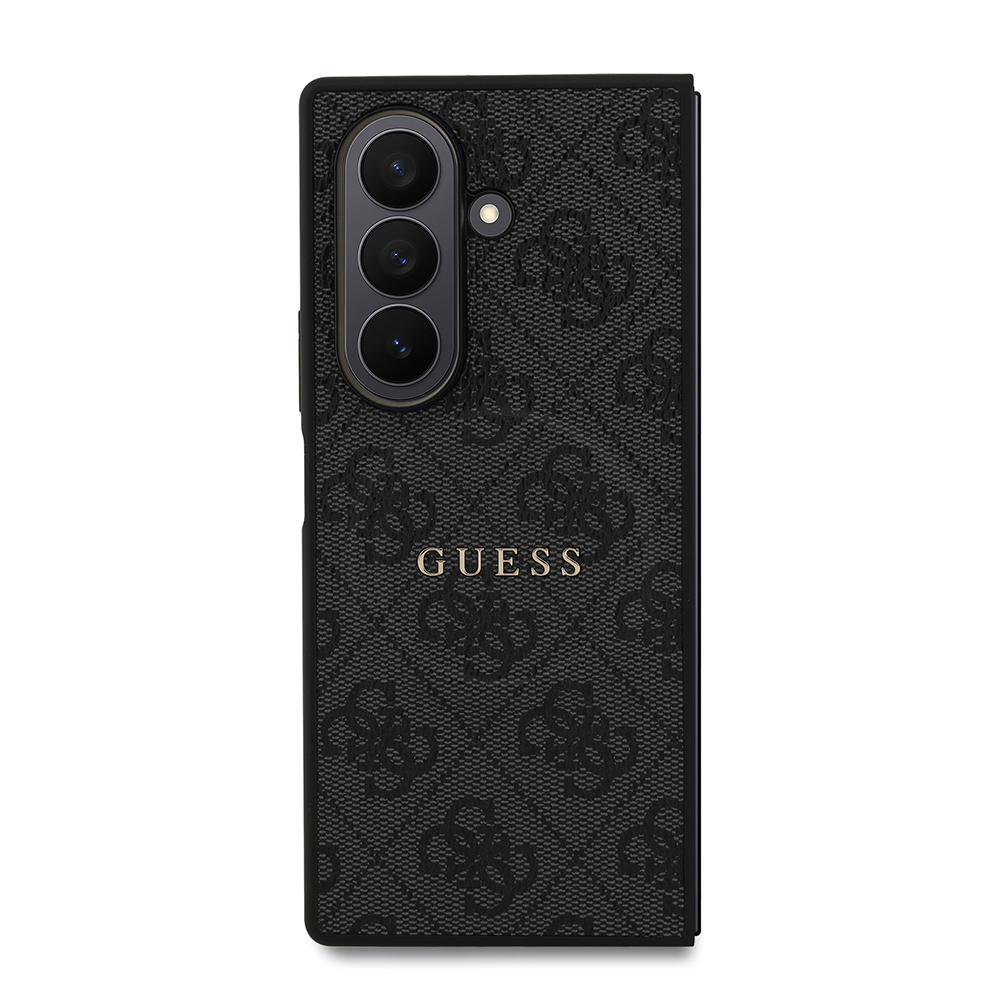 Galaxy Z Fold 7 Kılıf Guess Orjinal Lisanslı M-safe Şarj Özellikli 4G Desen Yazı Logolu Kapak - 13