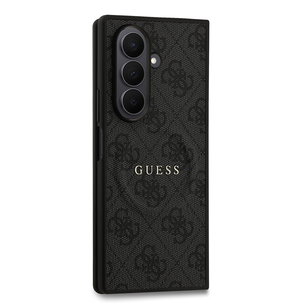 Galaxy Z Fold 7 Kılıf Guess Orjinal Lisanslı M-safe Şarj Özellikli 4G Desen Yazı Logolu Kapak - 16
