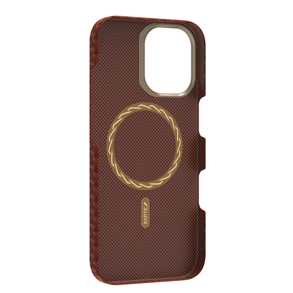 Apple iPhone 17 Kılıf M-safe Şarj Özellikli Raptic Aramid Skin Origin Serisi Kapak - 6