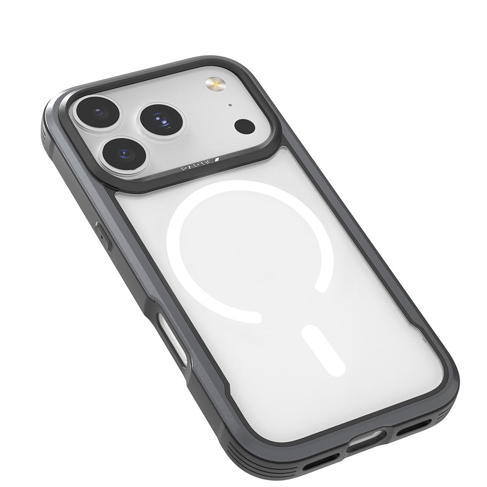 Apple iPhone 17 Pro Kılıf M-safe Şarj Özellikli Airbagli Raptic Shield Serisi Şeffaf Arka Yüzey Kapak - 2