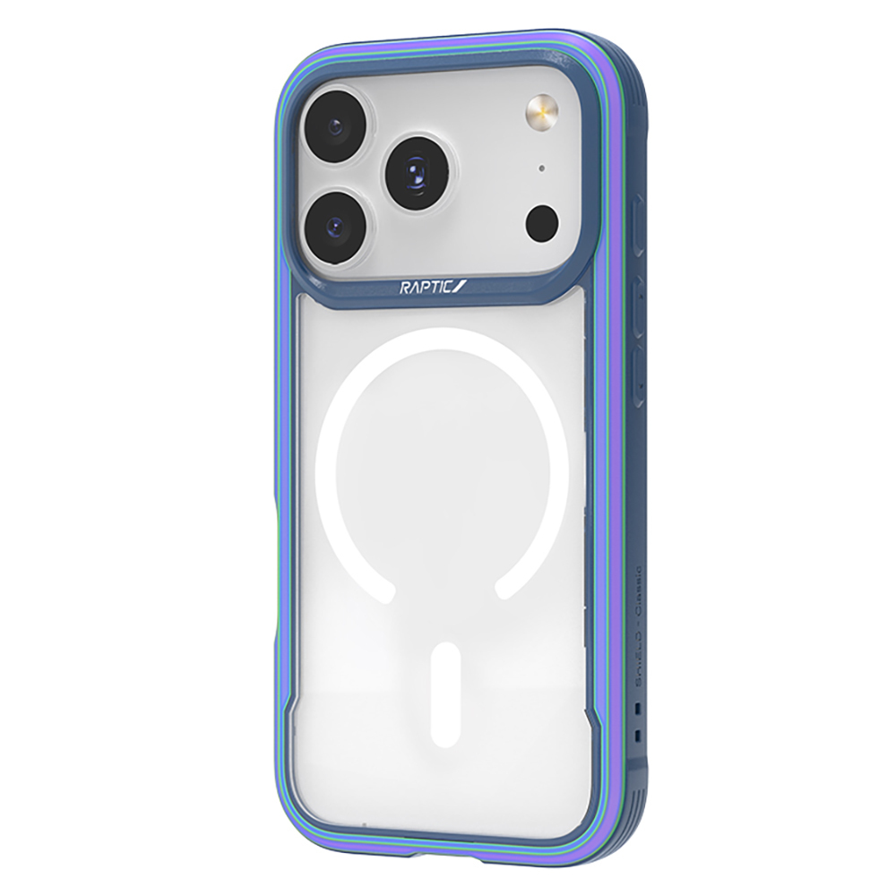 Apple iPhone 17 Pro Kılıf M-safe Şarj Özellikli Airbagli Raptic Shield Serisi Şeffaf Arka Yüzey Kapak - 5