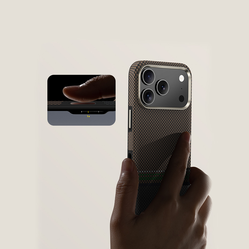 Apple iPhone 17 Pro Max Kılıf M-safe Şarj Özellikli Karbon Fiber Tasarımlı Benks Prestige ArmorPro Kevlar Kapak - 10