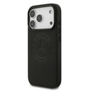 Apple iPhone 17 Pro Kılıf Mercedes Benz Orjinal Lisanslı M-safe Şarj Özellikli Hakiki Deri Nostaljik Yıldız Dizayn Kapak - 1