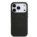 Apple iPhone 17 Pro Kılıf Mercedes Benz Orjinal Lisanslı M-safe Şarj Özellikli Hakiki Deri Nostaljik Yıldız Dizayn Kapak - 2