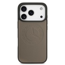 Apple iPhone 17 Pro Uyumlu Kılıf Mercedes Benz Orjinal Lisanslı M-safe Şarj Özellikli Hakiki Deri Nostaljik Yıldız Dizayn Kapak - 8