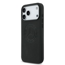 Apple iPhone 17 Pro Max Kılıf Mercedes Benz Orjinal Lisanslı M-safe Şarj Özellikli Hakiki Deri Nostaljik Yıldız Dizayn Kapak - 1