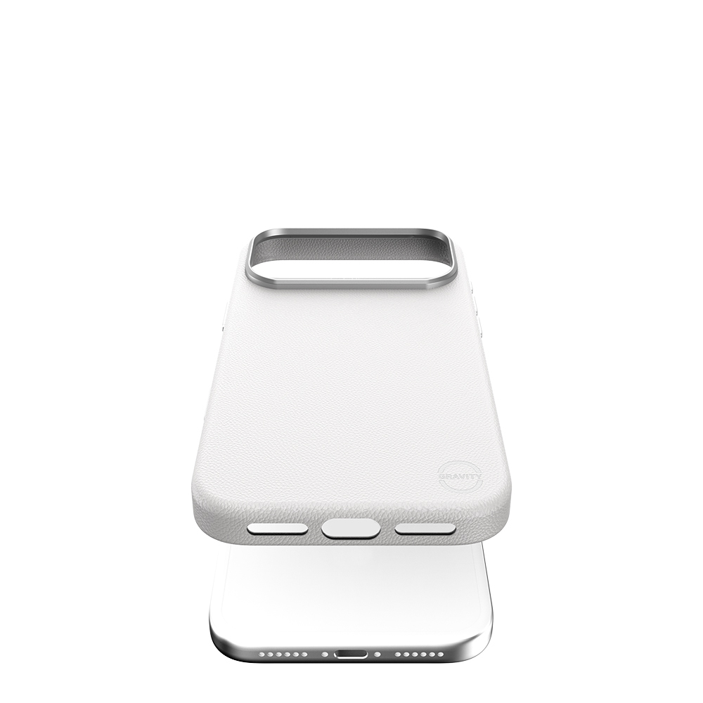 iPhone 17 Pro Kılıf M-Safe Şarj Özellikli Polimerik Deri Raptic Urban Nano Kapak - 7