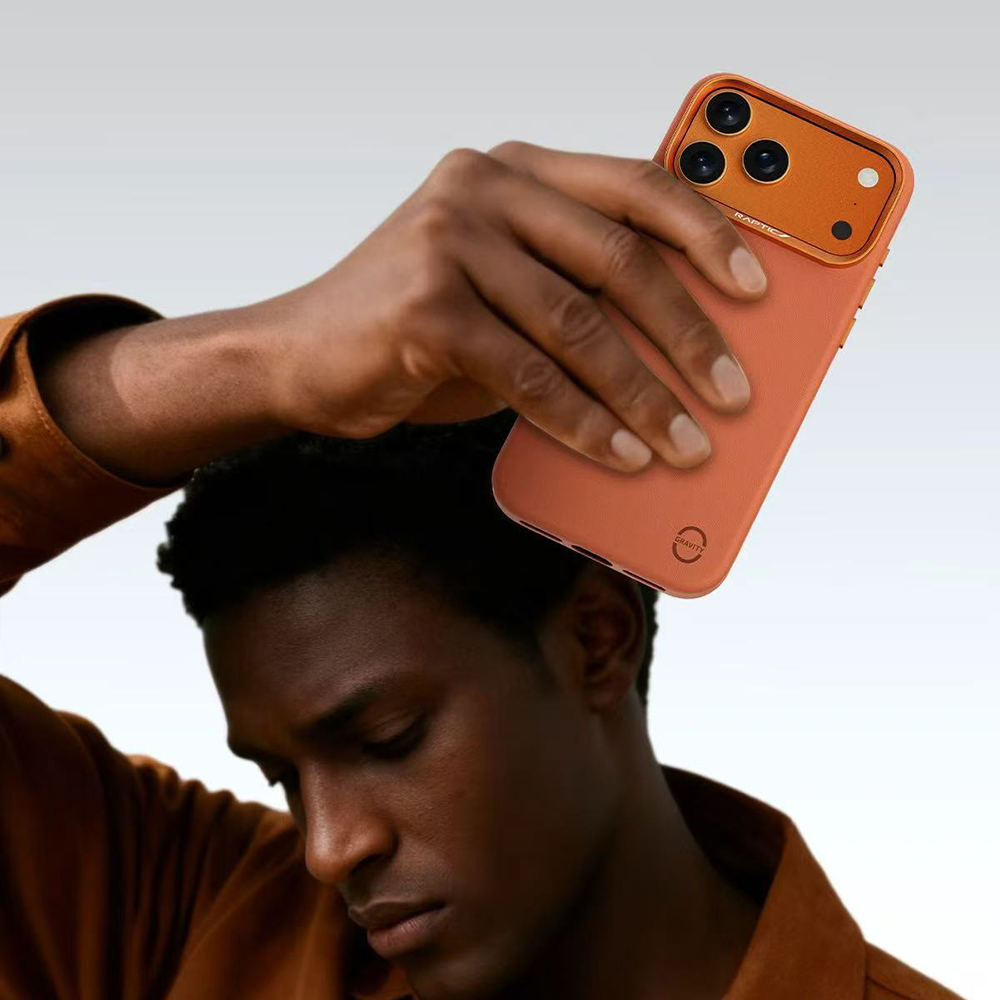 iPhone 17 Pro Kılıf M-Safe Şarj Özellikli Polimerik Deri Raptic Urban Nano Kapak - 17