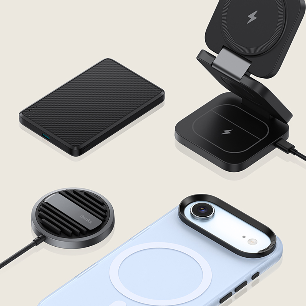 Apple iPhone 17 Air Uyumlu Kılıf M-safe Şarj Özellikli Benks Lucid Armor Kapak - 7