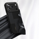 Apple iPhone 17 Pro Kılıf M-safe Şarj Özellikli Karbon Fiber Benks Montage Hybrid ArmorPro Kevlar Kapak - 8