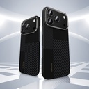 Apple iPhone 17 Pro Max Kılıf M-safe Şarj Özellikli Karbon Fiber Benks Montage ArmorAir Kevlar Kapak - 4