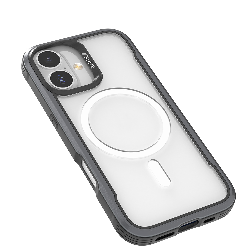 Apple iPhone 17 Kılıf M-safe Şarj Özellikli Airbagli Raptic Shield Serisi Şeffaf Arka Yüzey Kapak - 2